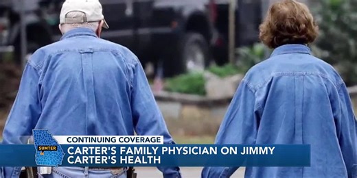 Carter's family physician speaks on Jimmy Carter's health