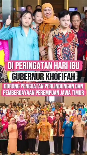 khofifah indar parawansa on Instagram: "Peringatan Hari Ibu ke-97 menjadi momentum bersama untuk memperkokoh komitmen kita terhadap perlindungan, pemberdayaan, dan pemajuan perempuan di Jawa Timur. Hal ini saya sampaikan pada Peringatan Hari Ibu Ke-97 Tahun 2025 Jawa Timur, di Dyandra Convention Center Surabaya, Rabu (24/12). Peringatan Hari Ibu setiap tanggal 22 Desember bukan sekadar kegiatan seremonial, dan bukan pula perayaan _Mother’s Day_ sebagaimana dipahami di beberapa budaya. Melainkan 