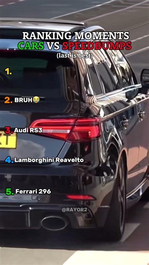 Ranking cars vs speed bumps 🚗📉 #carshorts #speedbump #funny