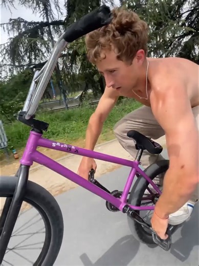 That was a serious jump for a bike of this size 😂 Day 12 of posting everyday on TikTok #bike #bmx #cycle #fail #mtb