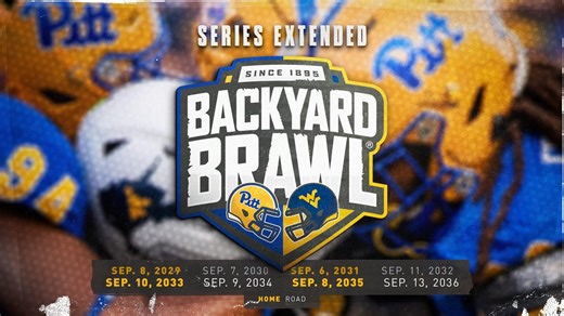 Pitt and West Virginia Extend Backyard Brawl Football Series Beginning in 2033 - Pitt Panthers #H2P