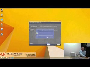 How to install the Fargo C50 card printer