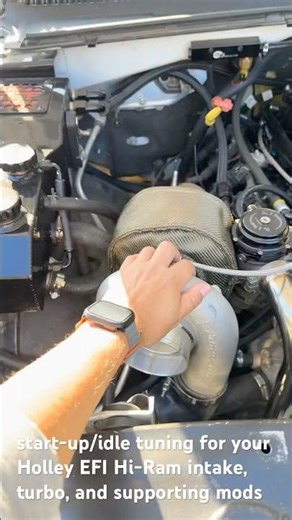 Start-up/Idle tune on Holley Terminator X