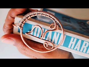 DIY Wire-Wrapped Alphabet Bookmark Tutorial | 14 Gauge Copper Wire & Intricate Weaves