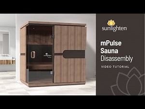 Sunlighten mPulse Infrared Sauna Disassembly