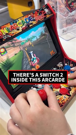 PCMag on Instagram: "The Mini Arcade Pro by iMP Gaming turns your Nintendo Switch or Switch 2 into a retro-inspired arcade cabinet – complete with joystick controls, game storage, and that classic fighting stick feel. Launching this November for around $60. 🎮 #Gamescom #NintendoSwitch #Switch2 #RetroGaming #iMPGaming Like what you’re reading? Don’t miss out on our latest stories. Add PCMag as a preferred source on Google. 🏅"
