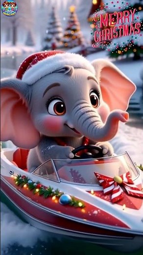Merry Christmas from cutest animals| Cute Christmas Animals for Kids| Cute Holiday Animals for Kids