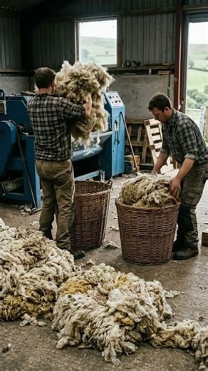 How Sheep Wool Becomes Sweaters 😳