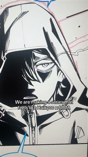 Haikyuu x MMA = Martial King, coming to #webtoon! #mangaka #shonen #manhwa #sportsanime