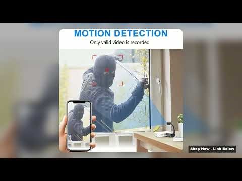 Review Mini Camera 4MP Wifi Night Vision IP Camera USB AP Hotspot 120 Ultra Wide Angle Motion Dete