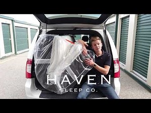 How to Fit your mattress in a Minivan - Haven Sleep Co
