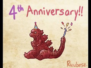 Godzilla KOTM Shin Godzilla's 4th Anniversary Birthday Party! (Godzilla Comic Dub)