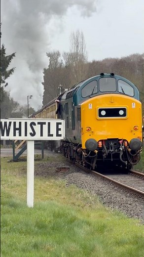 9F Steam Train Tender First with Class 37 Rear | NYMR