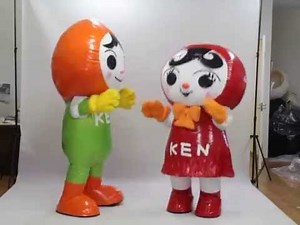 【着ぐるみ★サンモルド】人権まもるくん・あゆみちゃんを試着してみた。