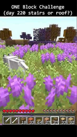 Day 220 Minecraft MEGA build challenge (roof or stairs in Minecraft) 1.7 Biomes O' Plenty