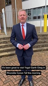Great to visit Ysgol Gyfun Garth Olwg in Rhondda Cynon Taf Council yesterday! Good to chat with the staff, pupils and 6th form. And thanks for the tie! Also pleased Welsh Government is supporting 6th forms and further education with £33m extra this year. https://gov.wales/major-funding-boost-support-personalised-learner-support | Education Wales