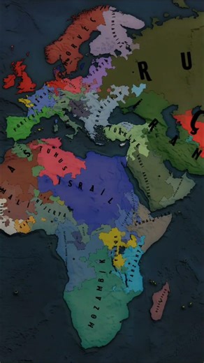 Tüm Dünya Birbirine Savaş İlan Etseydi 500 Yıllık Timelapse #shorts