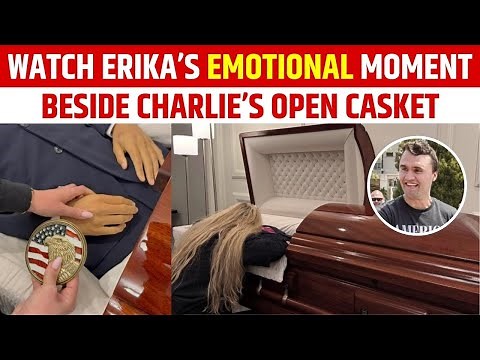 Erika's FINAL MOMENT With Charlie Kirk's Open Casket |Charlie Kirk Funeral |Charlie Kirk Wife Crying