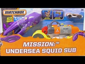 Episode 368 Review Matchbox Mission Undersea Squid Sub Playset