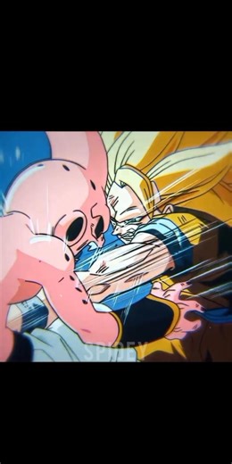 This Fight 💀 SSJ3 Goku VS Kid Buu 🔥 #ssj3goku #kidbuu #gokuvskidbuu #dragonballz #animefight