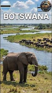 Botswana 🇧🇼 — Where Africa Still Feels Wild | World Wonder Trails #worldwondertrails #travelshorts