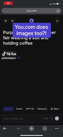 #Youdotcom does #Images #AI #artificialintelligence #machinelearning #nlp #naturallanguageprocessing #chatgpt #llama #grok #command4 #foryou