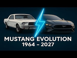 Ford Mustang Evolution 1964–2027 — They Changed EVERYTHING!