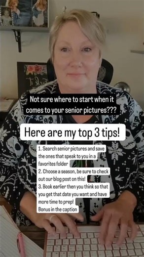 My top 3 tips to help you get started with the senior portrait process! 1