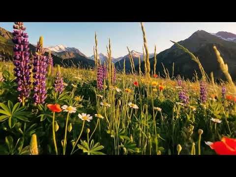 Calming Harp Music for Sleep + Water Sounds 🌿 Deep Healing and Meditation Music, Spa Paradise