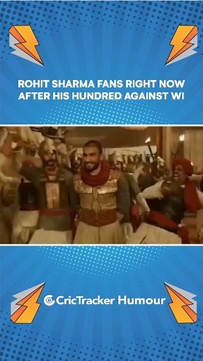 Tag a Hitman fan 🥵🥹 Century number 10 for the Hitman . . . . Disclaimer: This meme is purely made for entertainment purposes only. Kindly, don't take it seriously. Do follow us for daily dosage of humour and memes. #Crictracker #CricTrackerHumour #cricket #cricketmemes #trending #memes #IndianCricketTeam #TeamIndia #RohitSharma #INDvWI #WIvIND #JioCinema #ravichandranashwin #Ashwin #ashanna #yashasvijaiswal #ViratKohli #ICT #IshanKishan #ShubmanGill #CTH | CricTracker Humour