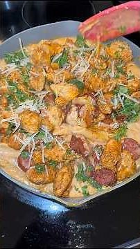 Cajun chicken & sausage pasta