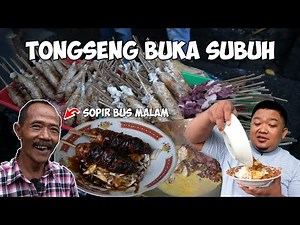 BREAKFAST BREAKFAST SOLD BY A FORMER NIGHT BUS DRIVER!! Pak Parjo Solo Sate