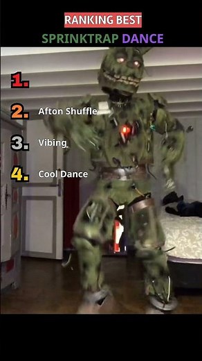 🔥 Top 4 Best SPRINGTRAP Dance Moves! 🐰💀