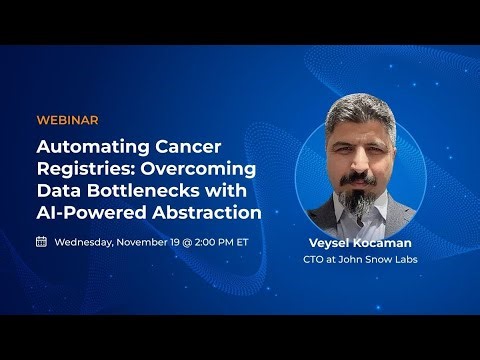 End-to-End Automation Cancer Registries. How to overcome Data Bottlenecks with AI Abstraction?
