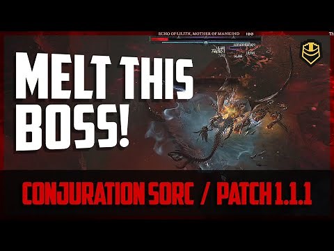 Hydra Sorc easily kills Uber Lilith - Diablo 4 Patch 1.1.1