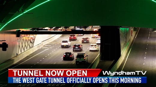 WynTV on Instagram: "The West Gate Tunnel has opened to traffic this morning, marking a major change for drivers travelling through Melbourne’s west."