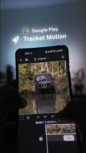 Testing my motion tracking video editor app for Android using video from: gelenda_adventures TikTok