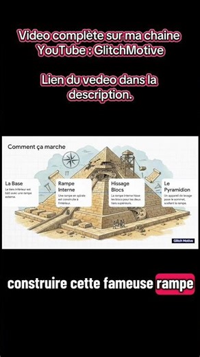 La construction de la Grande Pyramide une ingénierie de génie #shorts #pyramides #egypt