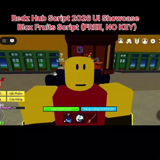 Blox Fruits Script NO KEY (2026) – Auto Farm, ESP, Auto Sea Events & Fast Third Sea ⚔️🌊 #bloxfruits #redzhub #robloxscript