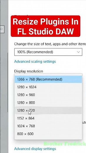 Resize Plugins FL Studio Plugin too Big.