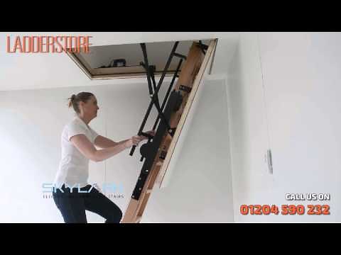 Skylark Electric Loft Ladder Demonstration