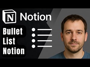 How to Add a Bullet List in Notion (2025 Step-by-Step Beginner Tutorial)
