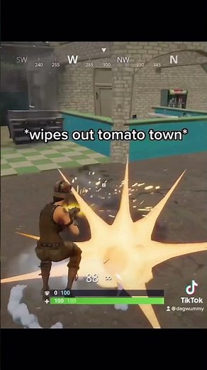 Just wiped out tomato town...