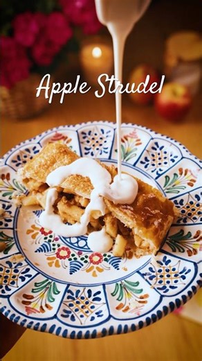 Golden Apple Strudel 🍎✨