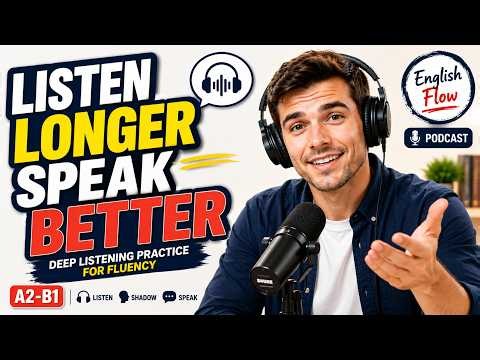 Learn English with a Long Podcast | Deep English Listening Practice (A2–B1) | English Flow