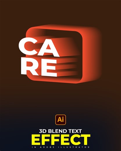 Adobe Illustrator 2026: Tips on how to create this 3D blend text effect! #bigsmileediting | Big Smile Editing