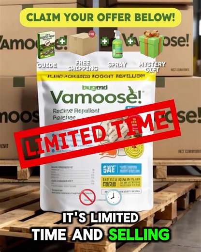 Our Premium Rodent Repelling Pouch is Selling FAST 🏃‍♂️🔥 And there's never been a better time to see if Vamoose is the rodent solution you've been missing: ✅ FREE GIFTS & FAST Shipping ✅ Hassle Free 30-Day Satisfaction Guarantee ✅ Special offer: Save up to 68% off free gifts! | Vamoose