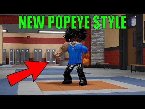 I Got The NEW 0.25% POPEYE Style In Roblox Fight In A School