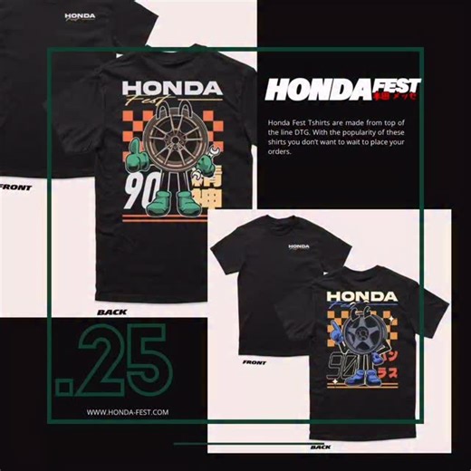 🚨 Now available on our site our Wheel Head and Just A Honda Tshirts. Place Those Orders. WWW.HONDA-FEST.COM #HondaFest #Honda #Acura #JustAHonda | Honda Fest
