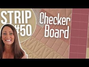 How to Quilt a Grid with the Mini 4-N-1 Machine Quilting Ruler | 99+ Strip Series #50